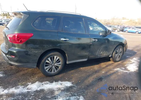 2018 Nissan Pathfinder Sl из США, поврежденный, VIN 5N1DR2MN1JC673108